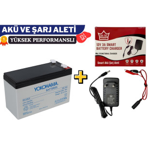 YOKOHAMA 12V 9AH VE 3 AMPER AKÜ ŞARJ CİHAZI YOKOHAMA 12V 9AH VE 3 AMPER AKÜ ŞARJ CİHAZI